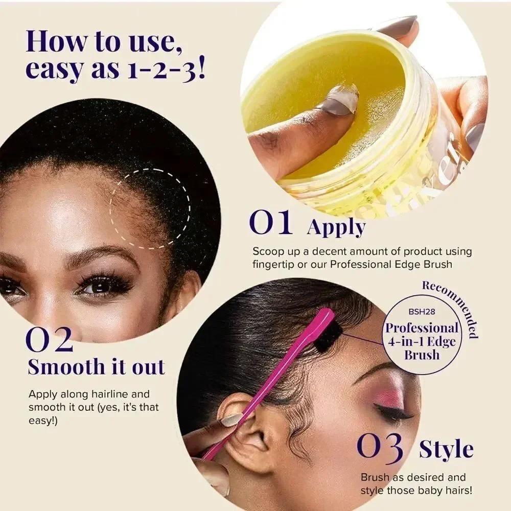 2pk-Kiss edge Fixer Max Hold a hair Gel peach